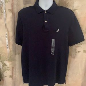 Men’s Navy Blue Nautica  collar shirt
